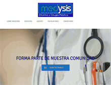 Tablet Screenshot of medysis.com.ec